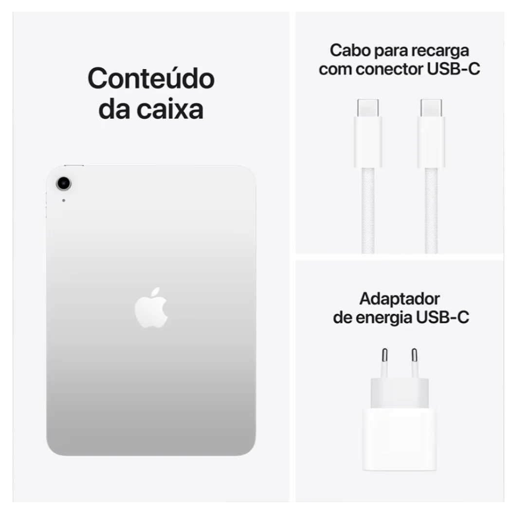 iPad 11, 128 GB + Capa Protetora
