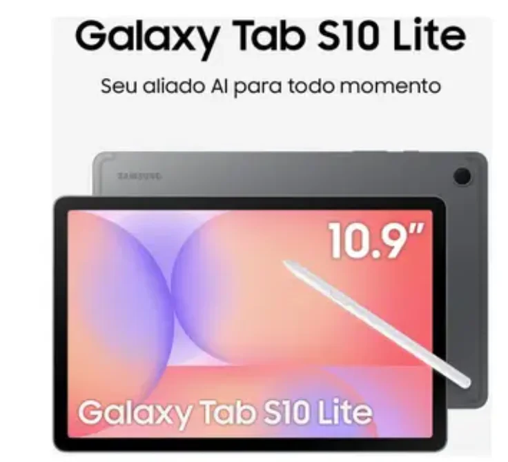 Tablet S10 Lite, 128 GB, Capa + Pencil.